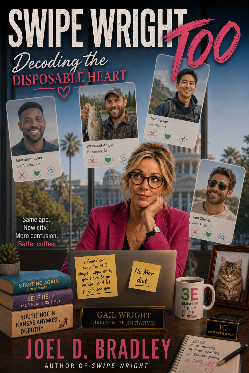 Swipe Wright Too: Decoding the Disposable Heart — the forthcoming sequel by Joel D. Bradley